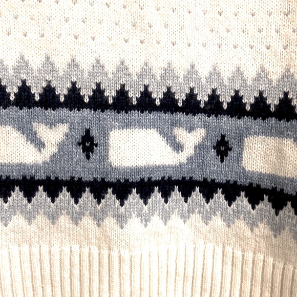 Vineyard Vines Sweater with Whale Logo Trim - Picture 4 of 5